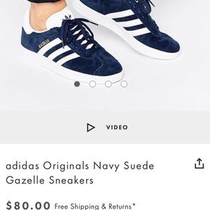 BASICALLY NEW Adidas Gazelle sneakers